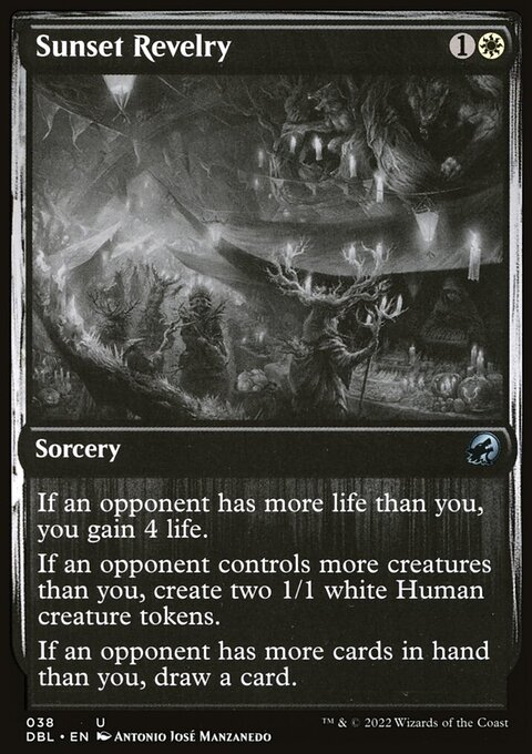 Sunset Revelry, Innistrad: Double Feature #38, Magic: The Gathering card