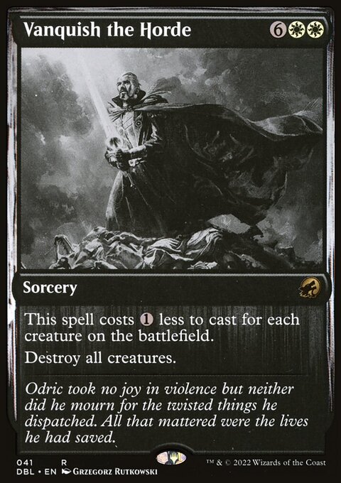 Vanquish the Horde, Innistrad: Double Feature #41, Magic: The Gathering card