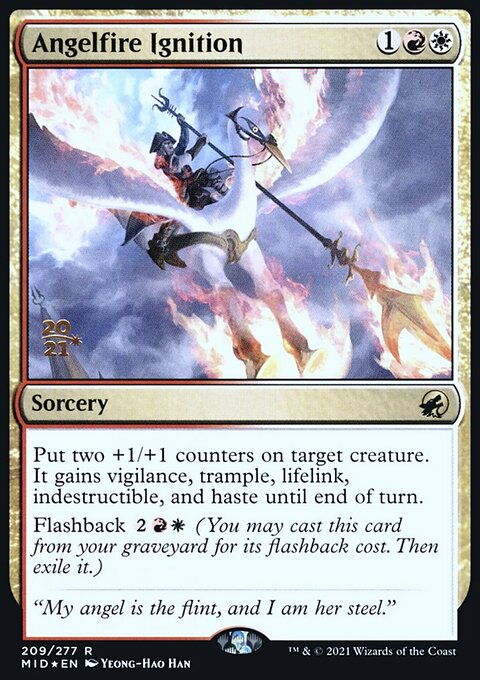 Angelfire Ignition, Innistrad: Midnight Hunt Promos #209s, Magic: The Gathering card