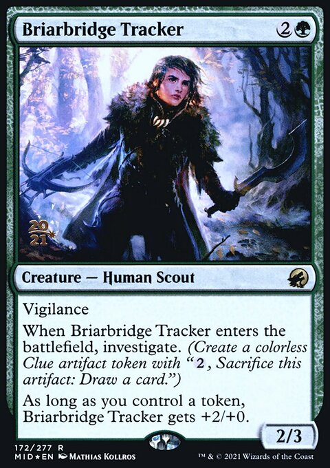 Briarbridge Tracker, Innistrad: Midnight Hunt Promos #172s, Magic: The Gathering card