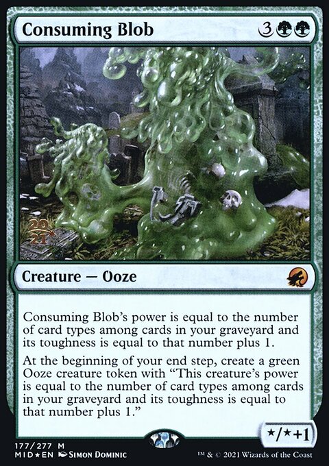 Consuming Blob, Innistrad: Midnight Hunt Promos #177s, Magic: The Gathering card