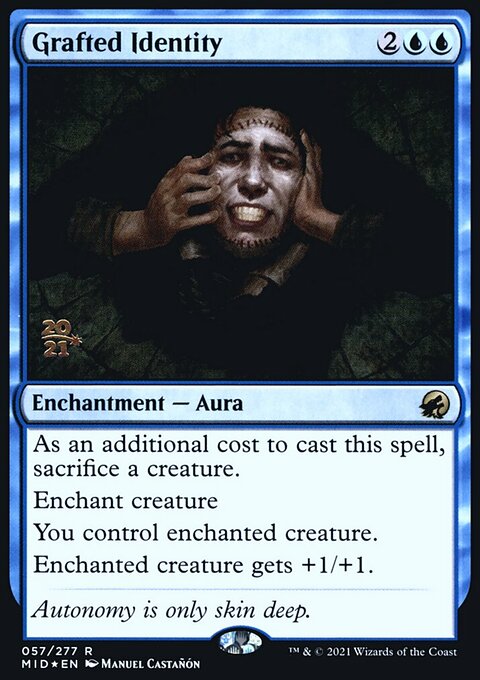 Grafted Identity, Innistrad: Midnight Hunt Promos #57s, Magic: The Gathering card