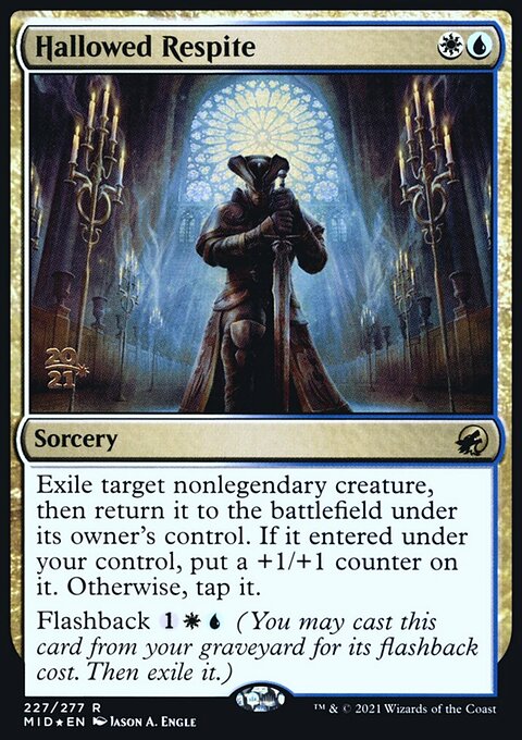 Hallowed Respite, Innistrad: Midnight Hunt Promos #227s, Magic: The Gathering card