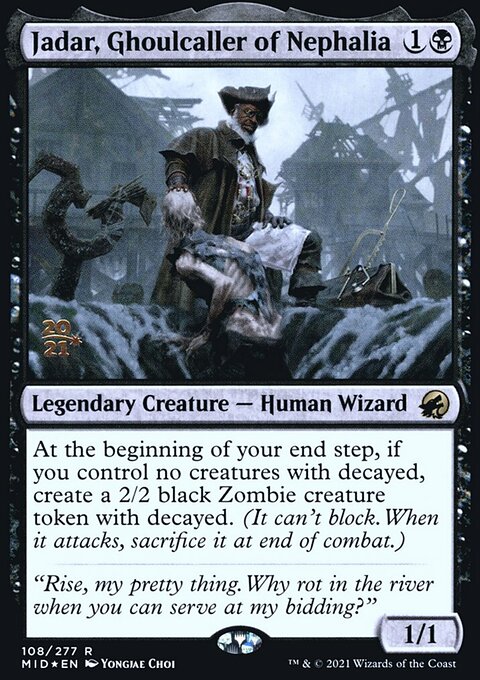 Jadar, Ghoulcaller of Nephalia, Innistrad: Midnight Hunt Promos #108s, Magic: The Gathering card