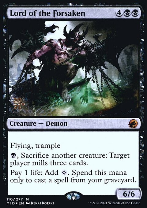 Lord of the Forsaken, Innistrad: Midnight Hunt Promos #110s, Magic: The Gathering card