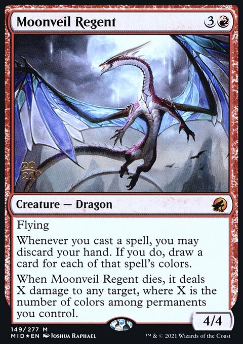 Moonveil Regent, Innistrad: Midnight Hunt Promos #149s, Magic: The Gathering card