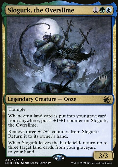Slogurk, the Overslime, Innistrad: Midnight Hunt Promos #242p, Magic: The Gathering card