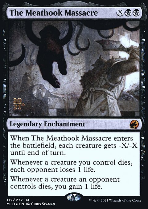 The Meathook Massacre, Innistrad: Midnight Hunt Promos #112s, Magic: The Gathering card