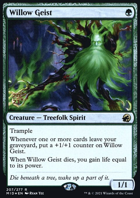 Willow Geist, Innistrad: Midnight Hunt Promos #207s, Magic: The Gathering card