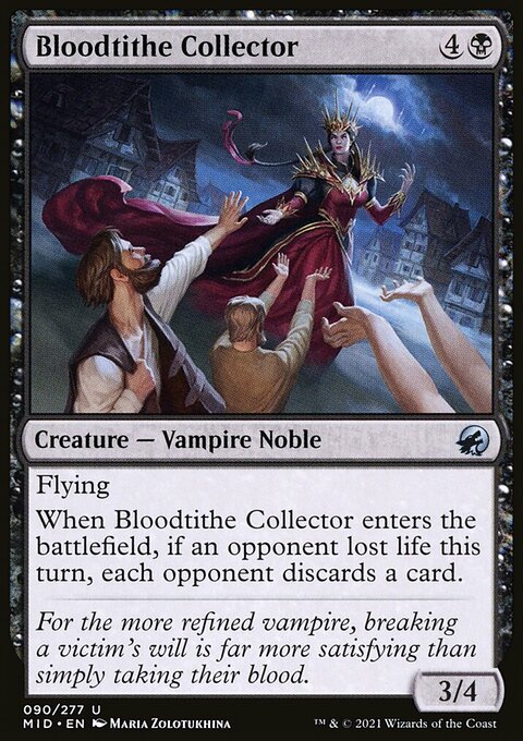 Bloodtithe Collector, Innistrad: Midnight Hunt #90, Magic: The Gathering card