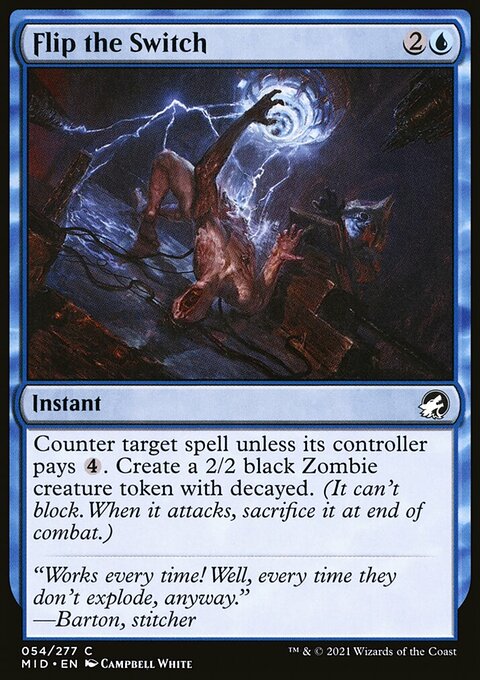 Flip the Switch, Innistrad: Midnight Hunt #54, Magic: The Gathering card
