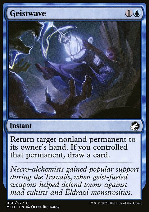 Geistwave, Innistrad: Midnight Hunt #56, Magic: The Gathering card