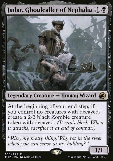 Jadar, Ghoulcaller of Nephalia, Innistrad: Midnight Hunt #108, Magic: The Gathering card