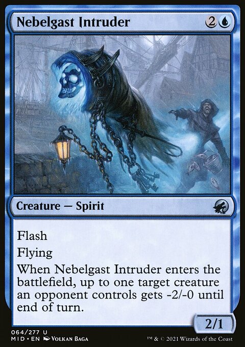 Nebelgast Intruder, Innistrad: Midnight Hunt #64, Magic: The Gathering card