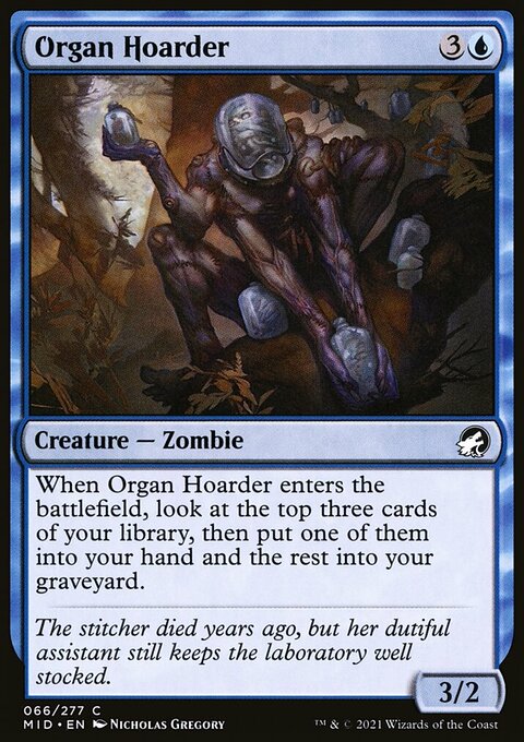 Organ Hoarder, Innistrad: Midnight Hunt #66, Magic: The Gathering card