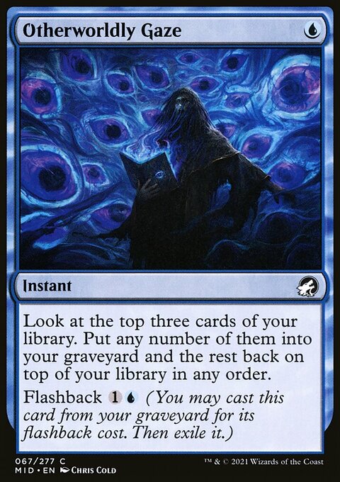 Otherworldly Gaze, Innistrad: Midnight Hunt #67, Magic: The Gathering card