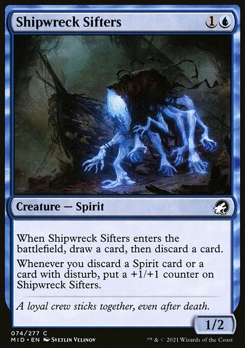 Shipwreck Sifters, Innistrad: Midnight Hunt #74, Magic: The Gathering card