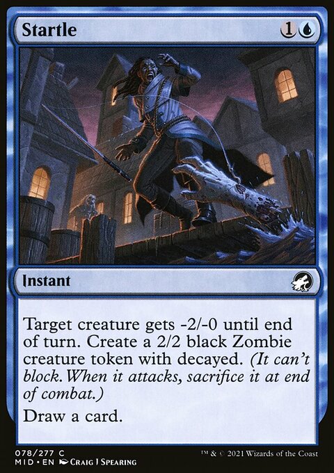 Startle, Innistrad: Midnight Hunt #78, Magic: The Gathering card