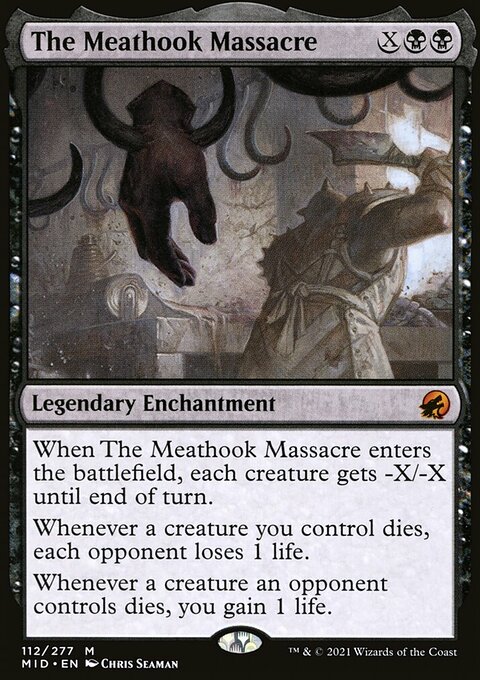 The Meathook Massacre, Innistrad: Midnight Hunt #112, Magic: The Gathering card