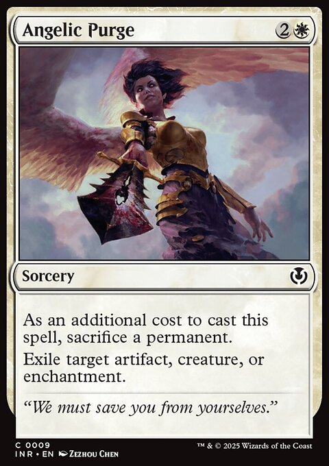 Angelic Purge, Innistrad Remastered #9, Magic: The Gathering card