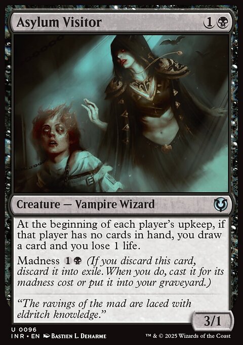Asylum Visitor, Innistrad Remastered #96, Magic: The Gathering card