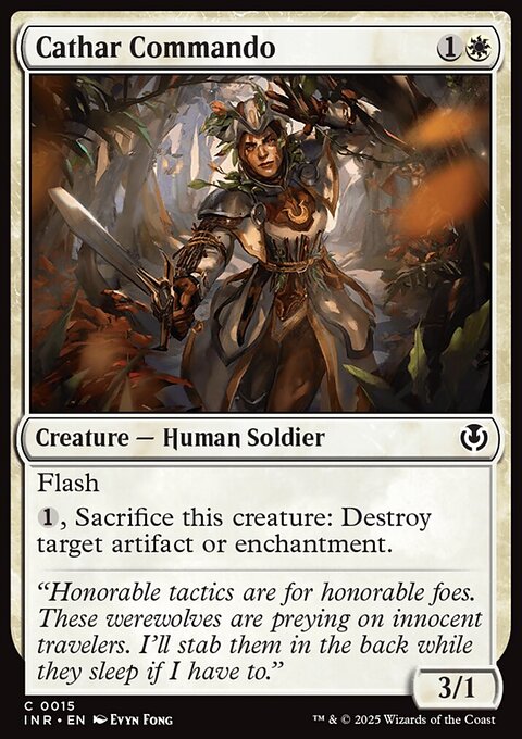 Cathar Commando, Innistrad Remastered #15, Magic: The Gathering card