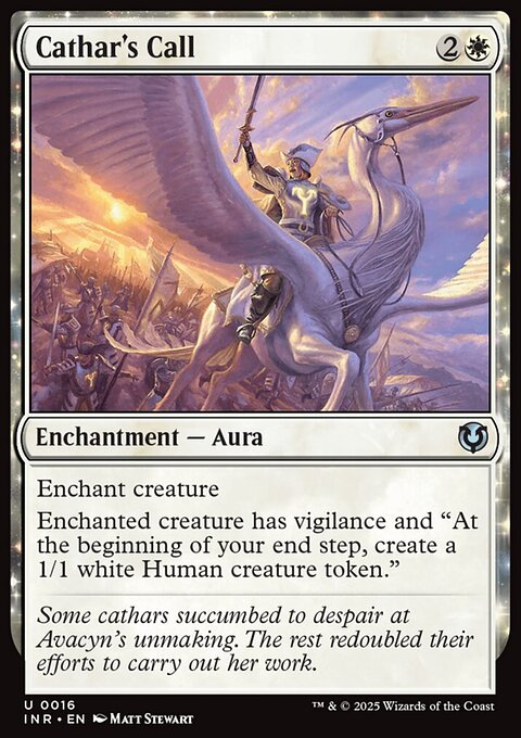 Cathar's Call, Innistrad Remastered #16, Magic: The Gathering card