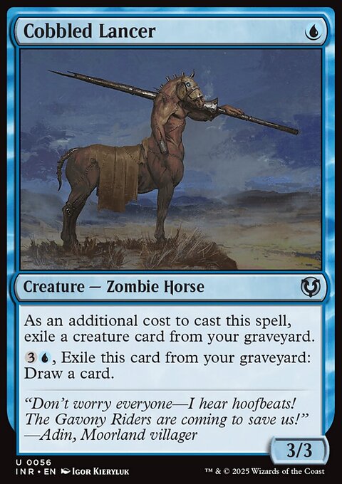 Cobbled Lancer, Innistrad Remastered #56, Magic: The Gathering card