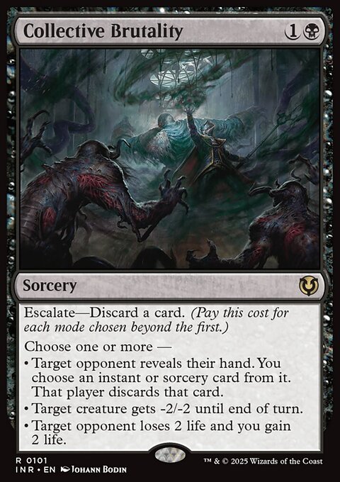 Collective Brutality, Innistrad Remastered #101, Magic: The Gathering card