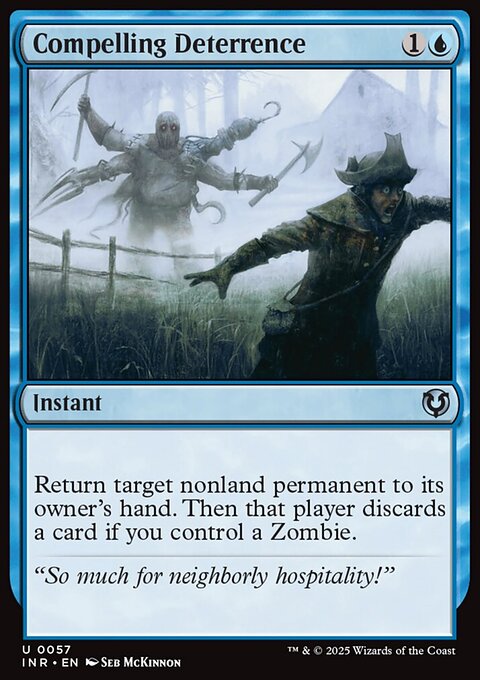 Compelling Deterrence, Innistrad Remastered #57, Magic: The Gathering card