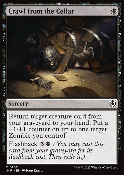 Crawl from the Cellar, Innistrad Remastered #102, Magic: The Gathering card