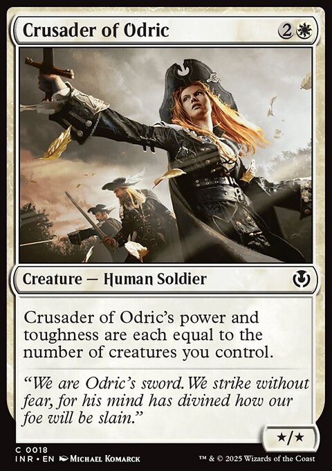 Crusader of Odric, Innistrad Remastered #18, Magic: The Gathering card