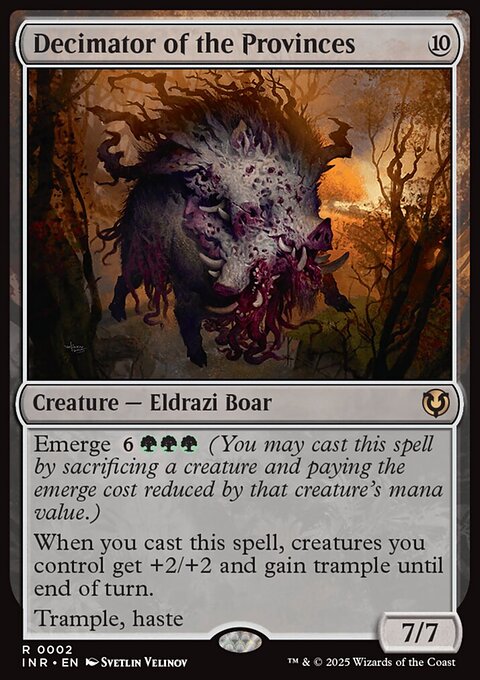Decimator of the Provinces, Innistrad Remastered #2, Magic: The Gathering card