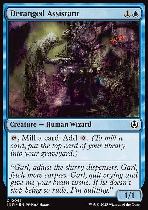 Deranged Assistant, Innistrad Remastered #61, Magic: The Gathering card