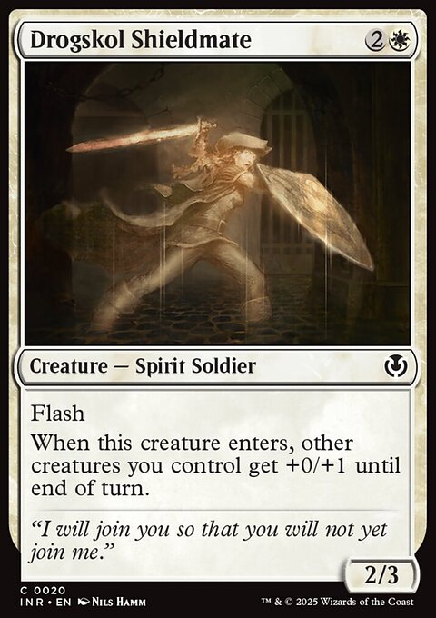 Drogskol Shieldmate, Innistrad Remastered #20, Magic: The Gathering card