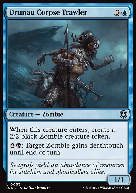 Drunau Corpse Trawler, Innistrad Remastered #63, Magic: The Gathering card