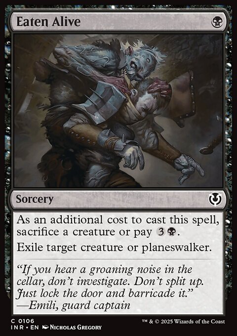 Eaten Alive, Innistrad Remastered #106, Magic: The Gathering card