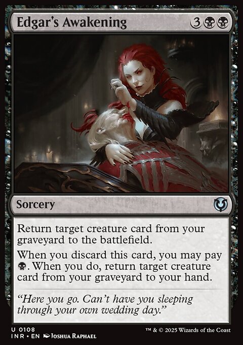 Edgar's Awakening, Innistrad Remastered #108, Magic: The Gathering card
