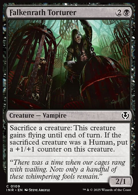 Falkenrath Torturer, Innistrad Remastered #109, Magic: The Gathering card