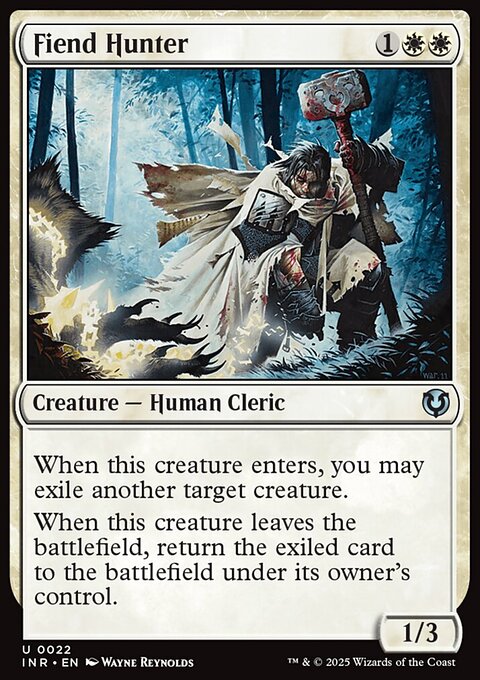 Fiend Hunter, Innistrad Remastered #22, Magic: The Gathering card