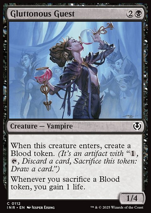Gluttonous Guest, Innistrad Remastered #112, Magic: The Gathering card