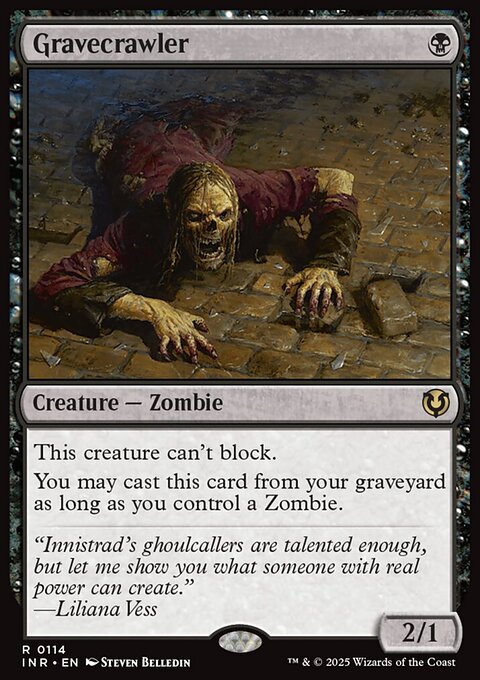 Gravecrawler, Innistrad Remastered #114, Magic: The Gathering card