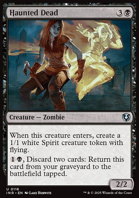 Haunted Dead, Innistrad Remastered #116, Magic: The Gathering card