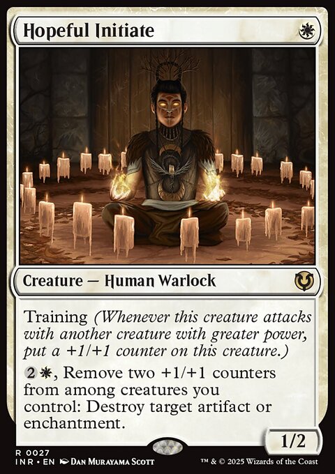 Hopeful Initiate, Innistrad Remastered #27, Magic: The Gathering card