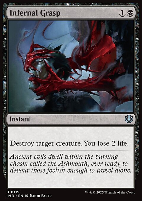 Infernal Grasp, Innistrad Remastered #119, Magic: The Gathering card