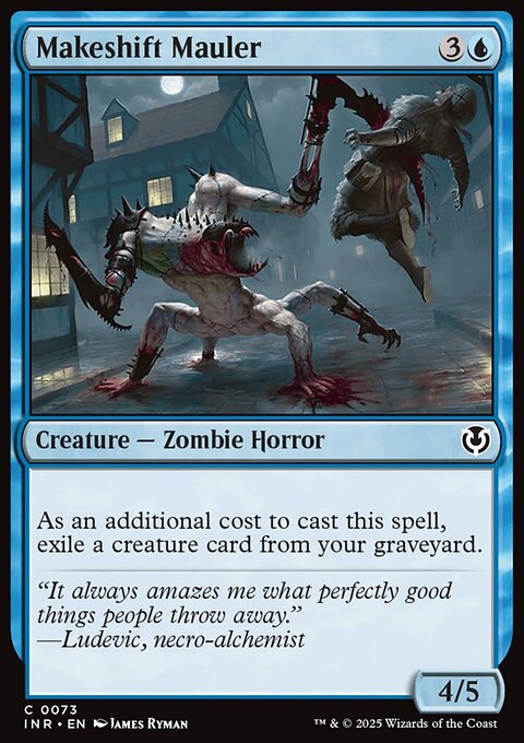 Makeshift Mauler, Innistrad Remastered #73, Magic: The Gathering card