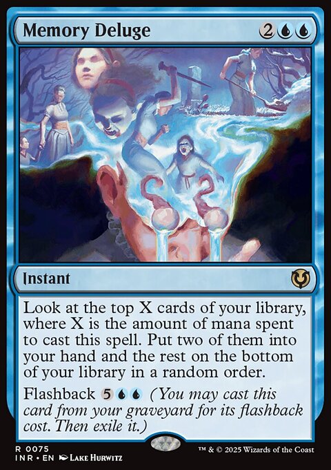 Memory Deluge, Innistrad Remastered #75, Magic: The Gathering card