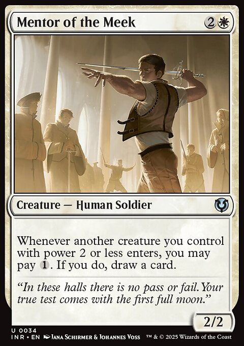 Mentor of the Meek, Innistrad Remastered #34, Magic: The Gathering card