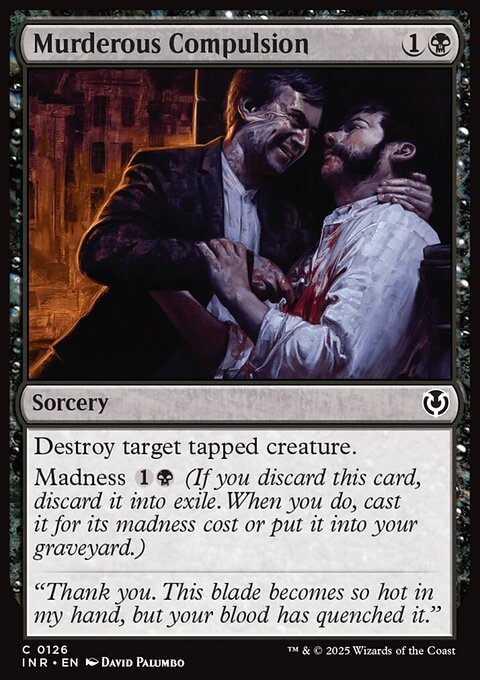 Murderous Compulsion, Innistrad Remastered #126, Magic: The Gathering card