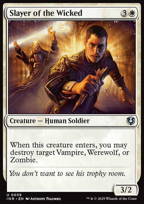 Slayer of the Wicked, Innistrad Remastered #39, Magic: The Gathering card